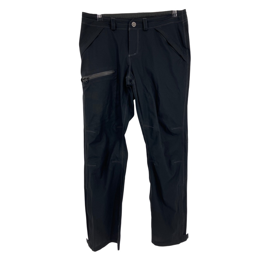 KUHL Hiking Pants Womens 8 Reg Black waterproof Ripstop Technical Outdoor Pants